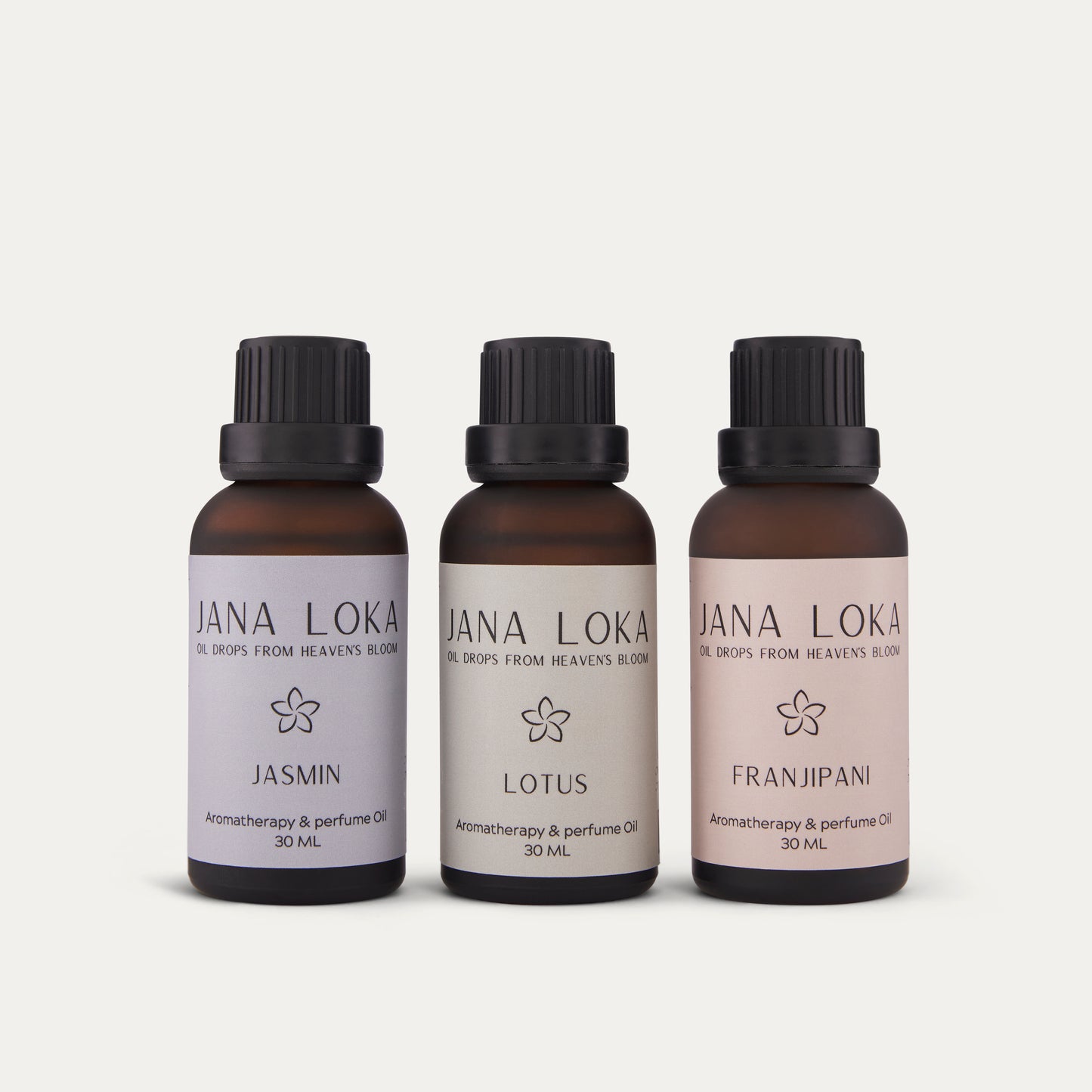 Velvet Bloom Ritual Trio | Lotus, Jasmine & Frangipani - סט שמן לוטוס, שמן יסמין, שמן פראנג'יפאני